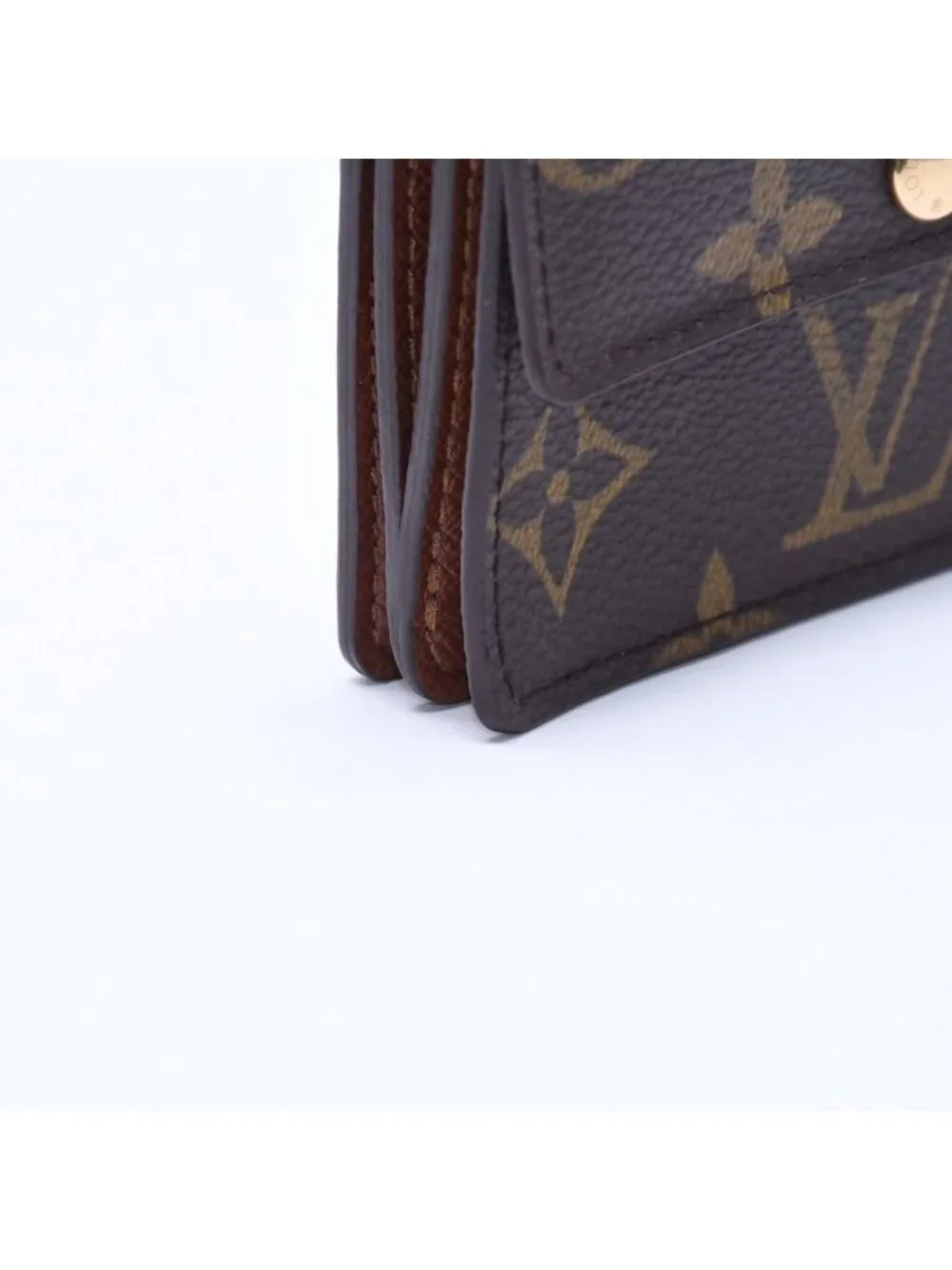 Louis Vuitton Porte Monnaie Arcodian Monogram Canvas Brown Coin Purse Card Case